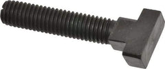 Gibraltar - 1/2-13, 2" Thread Length, 5/8" Slot Width, Black Oxide, Steel Rotary T Slot Bolt - 2-1/2" Length Under Head, Grade 5, 1-1/8" Head Width x 11/32" Head Height - Benchmark Tooling