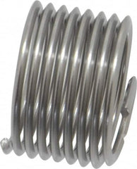 Heli-Coil - M10x1.00 Metric Fine, 1/2" OAL, Free Running Helical Insert - Tanged, Stainless Steel - Exact Industrial Supply