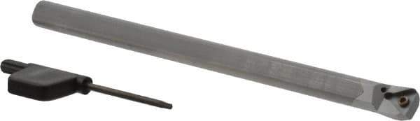 Seco - 1/2" Min Bore Diam, 6" OAL, E-STFC Indexable Boring Bar - TC.T 21.. Insert, Screw Holding Method - Benchmark Tooling