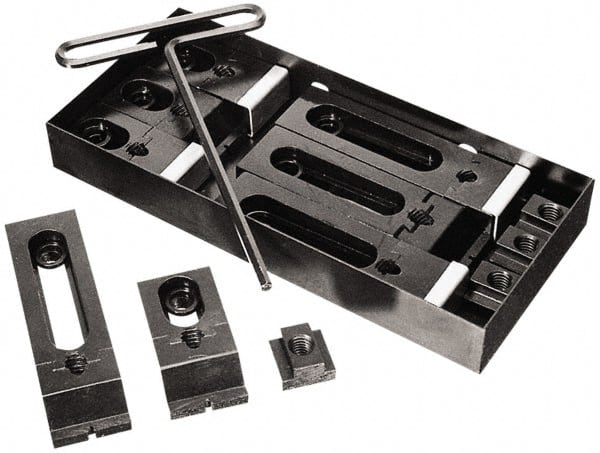 TE-CO - Fixturing Clamp Sets Type: Edge Clamp Set Number of Pieces: 22 - Benchmark Tooling