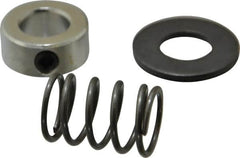 TE-CO - 5/8" Size, Black Oxide Coated Washer Clamp Support - Includes Shaft Collar, Spring & Washer - Benchmark Tooling