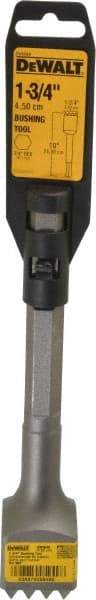 DeWALT - 1-3/4" Head Width, 10" OAL, 1" Shank Diam, Bushing Tool Chisel - Hex Shank, Steel - Benchmark Tooling