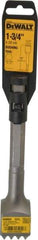 DeWALT - 1-3/4" Head Width, 10" OAL, 1" Shank Diam, Bushing Tool Chisel - Hex Shank, Steel - Benchmark Tooling