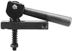 Value Collection - 5/16-18 Tap Size, Steel Strap Clamp Assembly - Center Cam, 1/2" Strap Thickness, 7/16" Travel, 2-3/4" Strap Len, 1-1/4" Strap Width - Benchmark Tooling