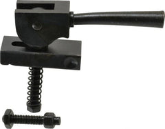Value Collection - 3/8-16 Tap Size, Steel Strap Clamp Assembly - Center Cam, 5/8" Strap Thickness, 3/4" Travel, 3" Strap Len, 1-1/4" Strap Width - Benchmark Tooling