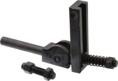 Value Collection - 1/2-13 Tap Size, Steel Strap Clamp Assembly - Center Cam, 5/8" Strap Thickness, 1-1/2" Travel, 4-1/2" Strap Len, 1-1/4" Strap Width - Benchmark Tooling