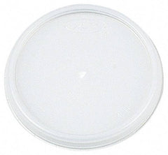 DART - Dart Lids for 12 oz Hot/Cold Foam Cups, Vented - White - Benchmark Tooling