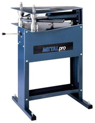 Metalpro - 1/4 to 2 Inch (Schedule 80) Pipe Capacity, Hydraulic Power Pipe Bender - 27 Inch Wide x 26 Inch Overall Depth x 43 Inch Overall Height, 2 Inch Square Tube Capacity, 110 Voltage - Benchmark Tooling