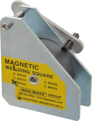 Mag-Mate - 3-3/4" Wide x 1-1/2" Deep x 4-3/8" High, Rare Earth Magnetic Welding & Fabrication Square - 150 Lb Average Pull Force - Benchmark Tooling