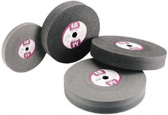 Value Collection - 10" Diam, 1" Face Width, 1" Center Hole, Coarse Grade, Deburring Wheel - 1,800 RPM - Benchmark Tooling