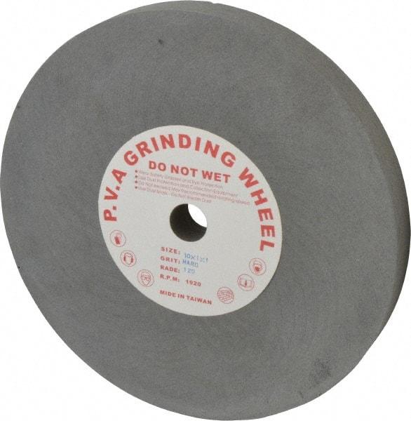 Value Collection - 10" Diam, 1" Face Width, 1" Center Hole, Coarse Grade, Deburring Wheel - 1,800 RPM - Benchmark Tooling