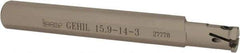 Iscar - GEHI, Internal, Left Hand, 0.102" Max Depth of Cut, 0.095 to 1/8" Groove Width, Indexable Grooving Tool Holder - GEMI.., GEPI.. Insert Compatibility, 5/8" Shank Width, 5" OAL, Through Coolant - Benchmark Tooling