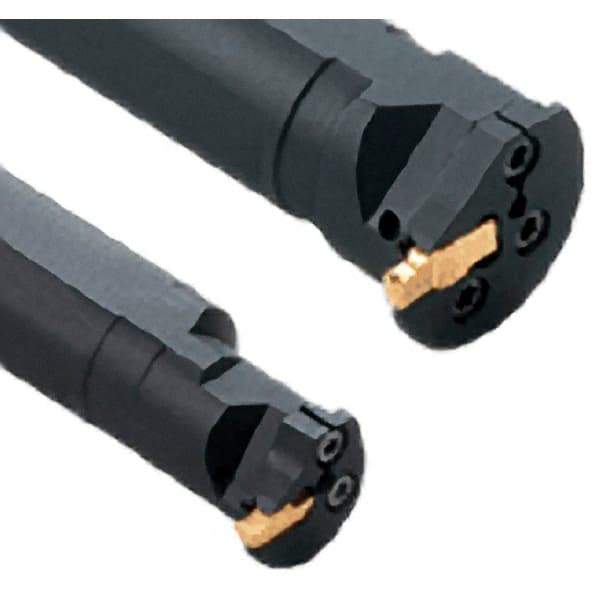 Iscar - GHAI, Internal, Left Hand, Indexable Grooving Tool Holder - 1" Shank Width, 8" OAL, Through Coolant - Benchmark Tooling