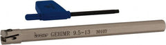 Iscar - GEHIM, Internal, Right Hand, 0.098" Max Depth of Cut, 0.031 to 0.075" Groove Width, Indexable Grooving Tool Holder - GEPI.. Insert Compatibility, 3/8" Shank Width, 5" OAL, Through Coolant - Benchmark Tooling