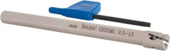 Iscar - GEHIM, Internal, Left Hand, 0.098" Max Depth of Cut, 0.031 to 0.075" Groove Width, Indexable Grooving Tool Holder - GEPI.. Insert Compatibility, 3/8" Shank Width, 5" OAL, Through Coolant - Benchmark Tooling