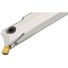 Iscar - 0.551" Min Bore Diam, 5" OAL, 1/2" Shank Diam, GEHIU Indexable Boring Bar - 3/4" Max Bore Depth, GEPI Insert - Benchmark Tooling