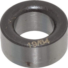 Value Collection - Type P, 19/64" Inside Diam, Headless, Press Fit Drill Bushing - 1/2" Body Outside Diam, 1/4" OAL, Steel - Benchmark Tooling