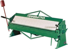 Tennsmith - 48-1/4 Inch Bending Length, Bench Machine Box and Pan Brake - 61 Inch Wide, 22 Inch Deep, 31 Inch High - Benchmark Tooling