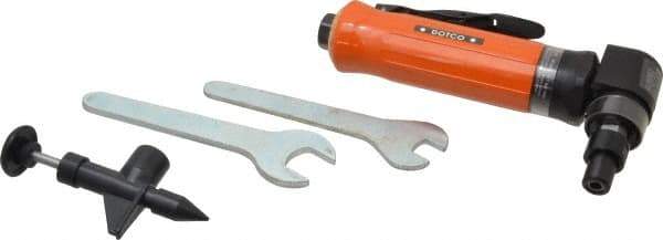 Dotco - 1/4" Collet, Angle Handle, Air Angle Die Grinder - 12,000 RPM, Rear Exhaust, 23 CFM, 0.4 hp, 90 psi, 1/4" Inlet - Benchmark Tooling