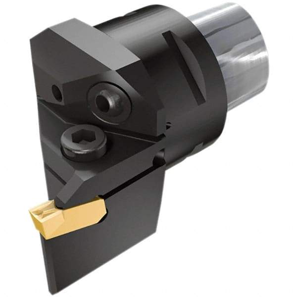 Iscar - GI.., GPV, TIP Insert, 55mm Head Length, 5mm Min Groove Width, Modular Grooving Cutting Unit Head - Right Hand Cut, System Size C6, Series Cut Grip - Benchmark Tooling