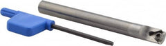 Iscar - 9.5mm Min Bore Diam, 79mm OAL, 8mm Shank Diam, MG STFP-X Indexable Boring Bar - TPGX 73.. Insert - Benchmark Tooling