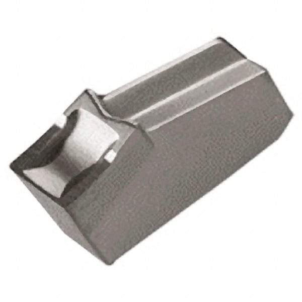 Iscar - GFN3 IC428 Grade, 0.1193" Cutting Width, Carbide Cutoff Insert - Neutral Lead Angle, 0.0079" Cnr Rad, TiC/Al2O3 Coated, Single End - Benchmark Tooling