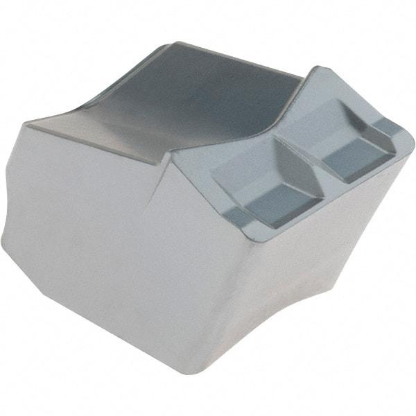 Iscar - GFN12 W IC328 Grade, 0.5" Cutting Width, Carbide Cutoff Insert - 0° Neutral Lead Angle, 0.0335" Cnr Rad, TiCN Coated, Single End - Benchmark Tooling