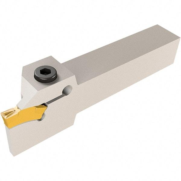 Iscar - TGD, External, Right Hand, 15.5mm Max Depth of Cut, 4 to 5mm Groove Width, Indexable Grooving Tool Holder - TGMF.. Insert Compatibility, 25mm Shank Height, 25mm Shank Width, 140mm OAL - Benchmark Tooling