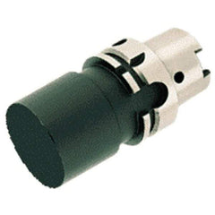 Iscar - HSK100A Taper Shank, 102mm Diameter, Tool Holder Blank - 71mm Projection Flange to Nose End, 100mm Projection Gage Line to Nose End - Exact Industrial Supply