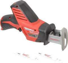 Milwaukee Tool - 12V, 0 to 3,000 SPM, Cordless Reciprocating Saw - 1/2" Stroke Length, 11" Saw Length, Lithium-Ion Batteries Not Included - Benchmark Tooling