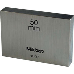 Mitutoyo - 50mm Steel Rectangular Gage Block - Benchmark Tooling