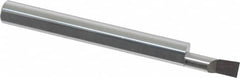 Accupro - 0.18" Min Bore Diam, 1/2" Max Bore Depth, 1/4 Shank Diam, Corner Radius Boring Bar - 0.005 to 0.008" Corner Radius, Right Hand Cut, Solid Carbide, Bright Finish - Exact Industrial Supply