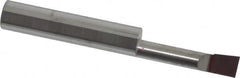 Accupro - 0.23" Min Bore Diam, 1" Max Bore Depth, 5/16 Shank Diam, Corner Radius Boring Bar - 0.005 to 0.008" Corner Radius, Right Hand Cut, Solid Carbide, Bright Finish - Exact Industrial Supply