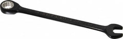 Proto - 11mm 12 Point Combination Wrench - 15° Head Angle, 6-1/2" OAL, Steel, Black Chrome Finish - Benchmark Tooling