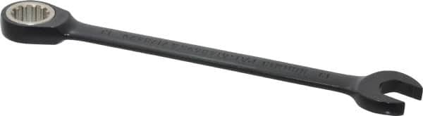 Proto - 13mm 12 Point Combination Wrench - 15° Head Angle, 7" OAL, Steel, Black Chrome Finish - Benchmark Tooling