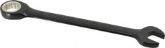 Proto - 16mm 12 Point Combination Wrench - 15° Head Angle, 8-3/16" OAL, Steel, Black Chrome Finish - Benchmark Tooling