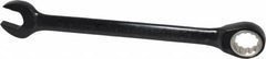 Proto - 18mm 12 Point Combination Wrench - 15° Head Angle, 9-5/16" OAL, Steel, Black Chrome Finish - Benchmark Tooling