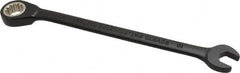 Proto - 10mm 12 Point Combination Wrench - 15° Head Angle, 6-1/4" OAL, Steel, Black Chrome Finish - Benchmark Tooling