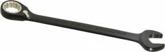 Proto - 11/16" 12 Point Combination Wrench - 15° Head Angle, 8-7/8" OAL, Steel, Black Chrome Finish - Benchmark Tooling