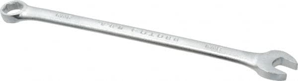 Proto - 8mm 6 Point Combination Wrench - 15° Head Angle, 5-13/32" OAL, Steel, Satin Finish - Benchmark Tooling