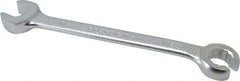 Proto - 1/2 x 1/2", Satin Finish, Combination Flare Nut Wrench - 12 Points, 6-7/16" OAL, Steel, Double End Head - Benchmark Tooling