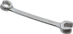 Proto - 9/16 x 9/16", Satin Finish, Combination Flare Nut Wrench - 12 Points, 6-15/16" OAL, Steel, Double End Head - Benchmark Tooling