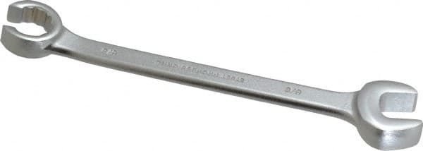 Proto - 5/8 x 5/8", Satin Finish, Combination Flare Nut Wrench - 12 Points, 7-5/8" OAL, Steel, Double End Head - Benchmark Tooling