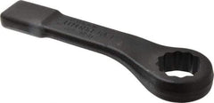 Proto - 1-3/8" 12 Point Striking Box Wrench - Single End, 2-3/8" Head Diam x 7/8" Head Thickness, 8-3/8" OAL, Steel, Black Finish - Benchmark Tooling