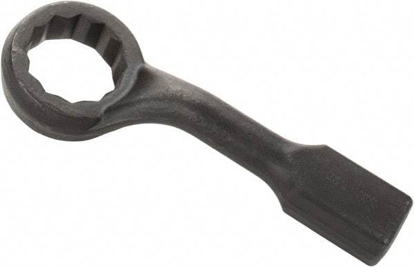 Proto - 3-7/8" 12 Point Striking Box Wrench - Single End, 6-1/4" Head Diam x 2-3/8" Head Thickness, 18" OAL, Steel, Black Finish, 60° Offset - Benchmark Tooling