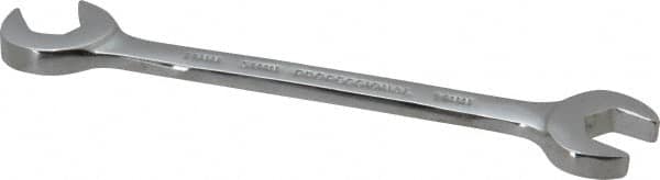 Proto - 11mm Standard Open End Wrench - 5" OAL, Double End, Chrome Finish, 15° & 60° Head Angle - Benchmark Tooling