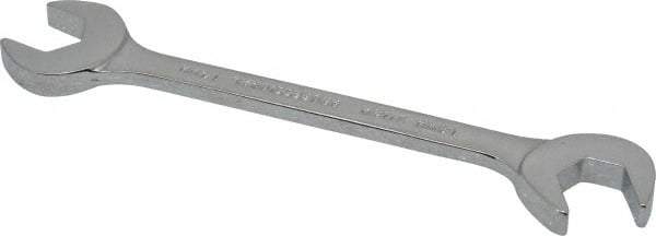 Proto - 14mm Standard Open End Wrench - 5-49/64" OAL, Double End, Chrome Finish, 15° & 60° Head Angle - Benchmark Tooling