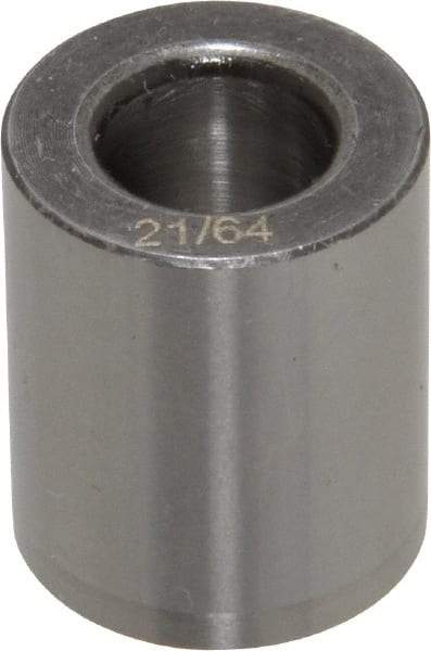 Value Collection - Type P, 21/64" Inside Diam, Headless, Press Fit Drill Bushing - 5/8" Body Outside Diam, 3/4" OAL, Steel - Benchmark Tooling