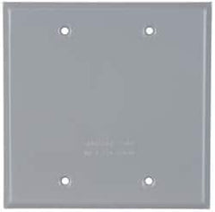 Cooper Crouse-Hinds - Electrical Outlet Box Aluminum Weatherproof Cover - Includes Gasket - Benchmark Tooling