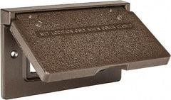 Cooper Crouse-Hinds - Electrical Outlet Box Aluminum Weatherproof Cover - Includes Gasket - Benchmark Tooling